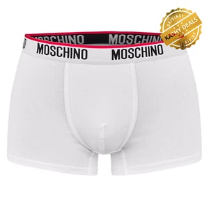 Moschino Men's Boxer Trunk Underwear - L - White - Picture 1 of 8