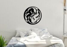 Dragon Yin Yang - Sticker Vinyl Decal Design Home Mythic Fantasy Wall Art
