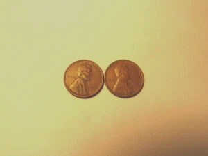 1944 Wheat cents rare L in rim - Picture 1 of 2