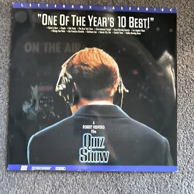 Quiz Show Laserdisc John Turturro Rob Morrow Letterbox Extended Play Laser Disc - Image 1 of 3