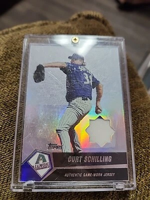 2004 Topps Clubhouse Collection - #CSC Curt Schilling (MEM) Bi-Color Patch! - Image 1 of 4