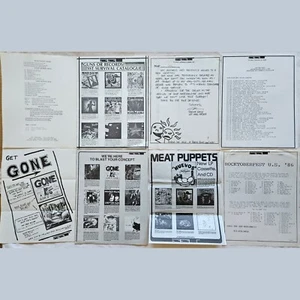 Lot #AFH: SST Records 1980s Catalog Ephemera Black Flag Punk Meat Puppets - Picture 1 of 24