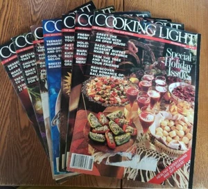 Entire Year (6) 1989 Cooking Light Magazine Lot + Holiday Issue - Picture 1 of 8