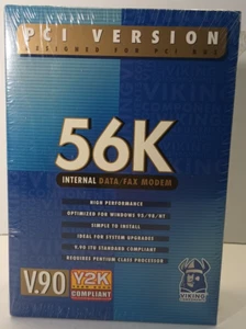 Viking Components Internal 56K Data/Fax PCI Modem V.90 Brand New Sealed NIB - Picture 1 of 4