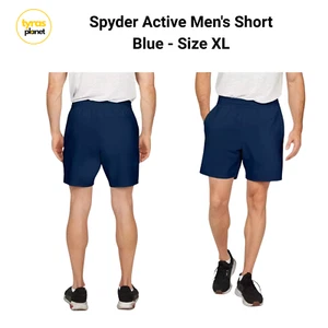 Nuovo con etichetta! Spyder Active Uomo Corto Blu Taglia XL - Foto 1 di 3