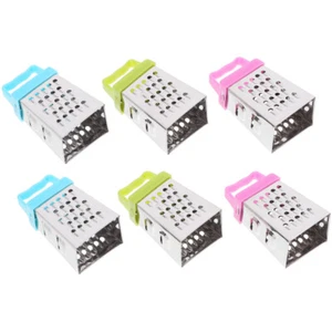 6 Pcs Mini Grater Stainless Steel Cheese Kitchen Multipurpose Baby - Bild 1 von 12