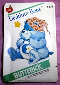 Care Bears BEDTIME BEAR Butterick Pattern Uncut #6226 - Picture 1 of 2