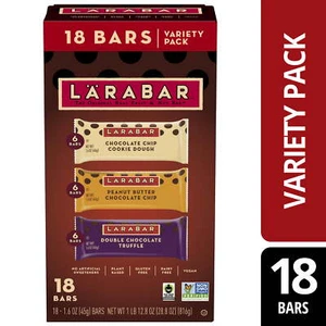 Larabar Chocolate Variety Pack, Gluten Free Vegan Fruit & Nut Bars, 18 Ct - Picture 1 of 5