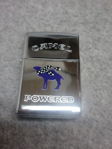 1997 JOE CAMEL POWERED Nascar Racing Chrome ZIPPO LIGHTER Unfired MiNt-In-Box - Picture 1 of 3