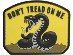 CONDOR DTOM Don't Tread On Me toppa morale PVC a colori anello gancio - Foto 1 di 1