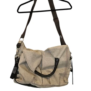 Lassig Nappy Bag Tote Grey Large Multiple Pockets Storage Cooler Shopping - Picture 1 of 19