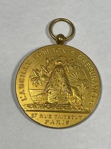 Medaille L'abeille Compagnie d'Assurances Paris in Bronze (1-6) - Bild 1 von 5