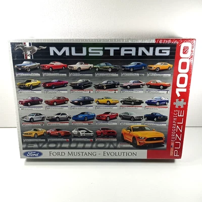 Rompecabezas EuroGraphics Ford Mustang Evolution 50 aniversario 1000 piezas 6000-0684 Foto 1 de 4