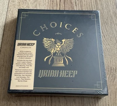 URIAH HEEP - CHOICES (BOX SET) CLAMSHELL BOX 6 CD NEW - Image 1 of 2