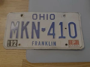 OHIO State 1985 License Plate MKN410 - Picture 1 of 1