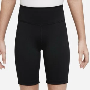 Nike Girls' One Dri-FIT Training Shorts Black Size S Athletic - Picture 1 of 11