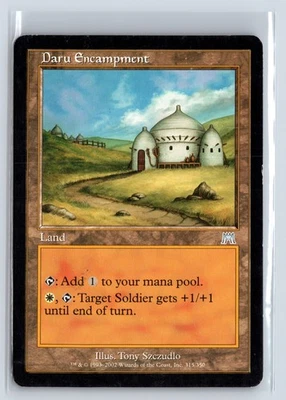 DARU ENCAMPMENT - Onslaught – MTG Magic the Gathering Card - Uncommon - Image 1 of 4