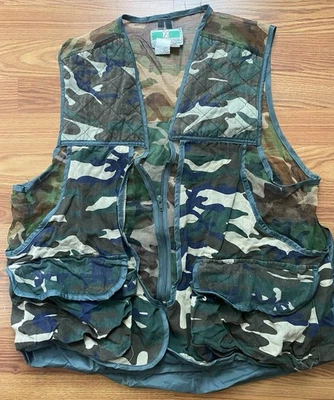 Game Winner Hunting Camo Vest Sportswear Duck/Bird Hunting Men's XL - Image 1 of 4