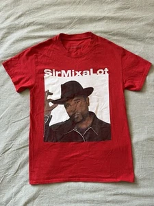 RARE Sir Mix A Lot Men’s T Shirt Original Red SirMixaLot Small S - Picture 1 of 2