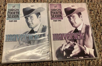DVD Maverick: The Complete Fourth Season Part 1 & 2 (8 DVD, 1960) NEW - Image 1 of 4