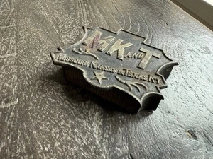 MKT Missouri Kansas Texas Railroad Vintage Matchbox 1890s - Picture 1 of 12