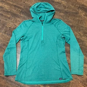 Women’s Patagonia Capilene Thermal Weight Base Layer Polartec Hoody Large - Picture 1 of 9
