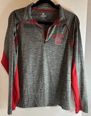 NC State University Wolfpack Lightweight Colosseum Womens Small 1/4 Zip Pullover - Image 1 of 4