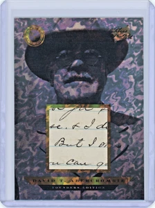 2023 Pieces Of The Past Founders Edition David T. Abercrombie Relic #51 1/1 - Bild 1 von 2