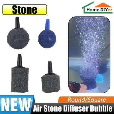 Квадратный/круглый шар воздушный камень для пруда или аквариума аквариума насос несколько размеров - Изображение 1 из 4