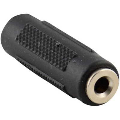 Stereo 3.5mm Aux Female to Female 1/8" F/F Jack Audio Coupler Adapter Converter - Image 1 of 4