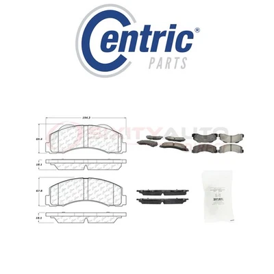 Centric Fleet Disc Brake Pads w Hardware for 2010-2016 Ford Expedition 3.5L mj — 第 1/4 张图片