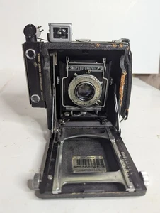 Untested* GRAFLEX SPEED GRAPHIC CAMERA with Kodak Flash Supetmatic F/4.5 5.6 - Picture 1 of 15