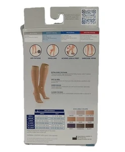 Truform Women's Stockings Knee High Sheer: 15-20 mmHg XL BEIGE (1773BG-XL)...110 - Picture 1 of 3