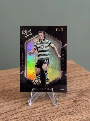 Adrien Silva 2016-17 Panini Black Gold Soccer /75 – Sporting CP - Image 1 of 2