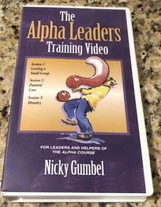 ALPHA LEADERS Training Video VHS Nicky Gumbel ministry Leading A Small Group - Picture 1 of 3