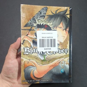 Black Clover Vol 1 Manga English Yuki Tabata Viz Media Brand New Sealed - Picture 1 of 11