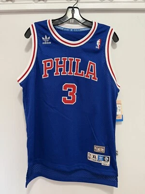 Camiseta Philadelphia Sixers Allen Iverson Niño Talla XL Por Adidas Original Foto 1 de 2