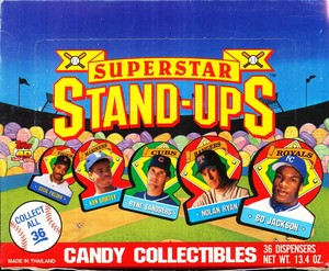 1991 TOPPS SUPERSTAR STAND-UPS BASEBALL BOX 