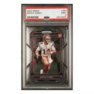Brock Purdy PSA 9 2022 Panini Prizm Rookie RC Card #353 - Picture 1 of 3