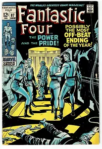 Fantastic Four #87 Sehr guter Zustand Dr. Doom 1969 Silver Age Marvel Comics HD Scan U-13 - Bild 1 von 2