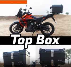 Topbox (55L) (L-Flat) (Plastic) Fit for KTM ADVENTURE 390 (2020 - 2024) - Picture 1 of 6