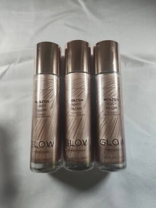Revolution Molten Body Glow Rose Gold 3.38 Fl. Oz. Box 3 Bottles Incl. - Picture 1 of 1