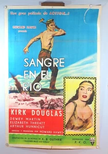 THE BIG SKY 1952 Kirk Doulas Movie Poster-29x43 B15-37-18 - Picture 1 of 9