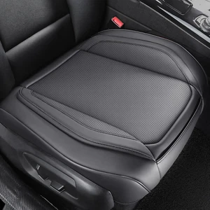 Seat Covers Front PU Leather Car Seat Covers,2Pcs Universal Bottom Seat Covers f - Picture 1 of 9