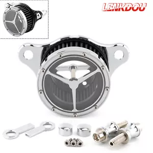 CNC Clear Air Cleaner Intake Filter For Harley Sportster XL883 1200 48 1991-2023 - Foto 1 di 9