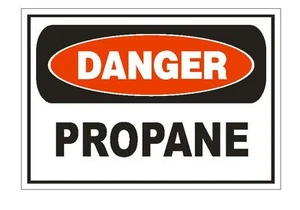 Danger Propane Sticker Safety Sign Decal Label D869 - Picture 1 of 1
