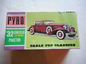 Vintage Pyro 1932 Chrysler Le Baron Phaeton Model Kit 1/32 NOS Sealed - Picture 1 of 7