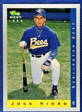 1993 Classic Best Minor League Jose Vidro #147 RC (Burlington Bees) ......S00155