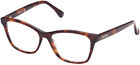 Max Mara MM5032-F 052 Tortoise Plastic Cat Eye Eyeglasses Frame 54-15-145 Asian