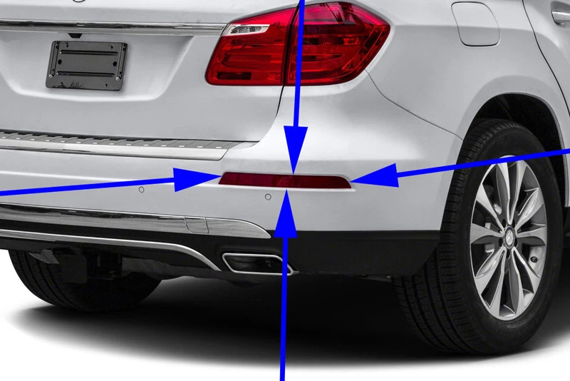 НОВЫЙ ** MERCEDES GL W166 ЗАДНИЙ БАМПЕР ПРАВЫЙ ОТРАЖАТЕЛЬ RH GL350 GL450 GL550 ПОДЛИННЫЙ - Изображение 1 из 1